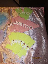 Fairy Princess Birthday theme Wristbands