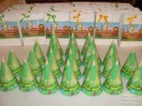 Jungle Birthday hats (Set of 6)