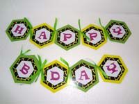 Jungle Birthday Supplies theme Happy Birthday Banners