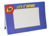 Superhero Theme Birthday Photo Frame