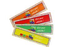 Train theme Water bottle wrappers