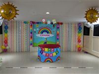 Sandhya Subramanyam : Thanks Untumble .... the rainbow theme backdrop added required Midas touch to the birthday decoration. Everything about the banner from quality to clarity was awesome!