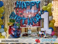 Shrija : Loved the backdrop ,cake toppers ..its really amazing