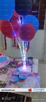 kavitha : nice party stuff. delivered promptly. nice customer support and follow up. poster was done beautifully. baloon flower clip, balloons, party plates and party cups, baloon LED stand was perfect. balloon filling pump saved my life!! it was so easy to fi