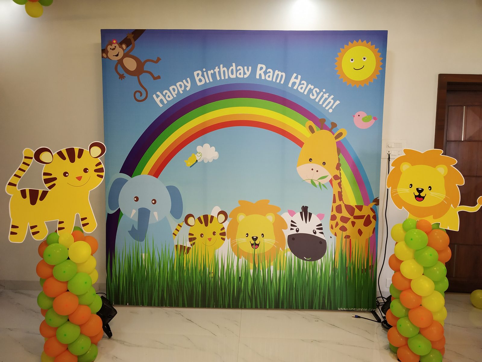 Baby Jungle Birthday - Nivi Cousin - July 2019