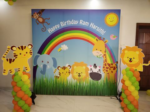 Baby Jungle Birthday - Nivi Cousin - July 2019 - photo 1