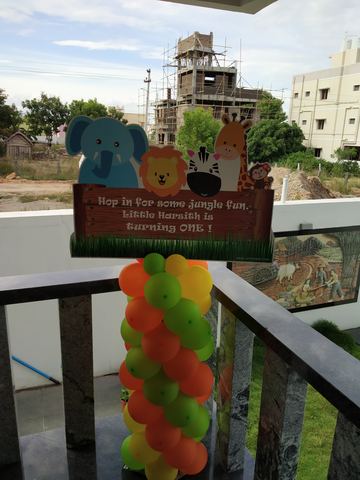 Baby Jungle Birthday - Nivi Cousin - July 2019 - photo 9