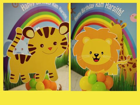Baby Jungle Birthday - Nivi Cousin - July 2019 - photo 11
