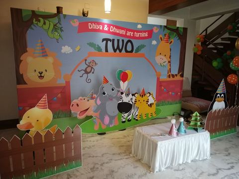 Baby Jungle Birthday - Krishna Sweets Twins - March 2019 - photo 9