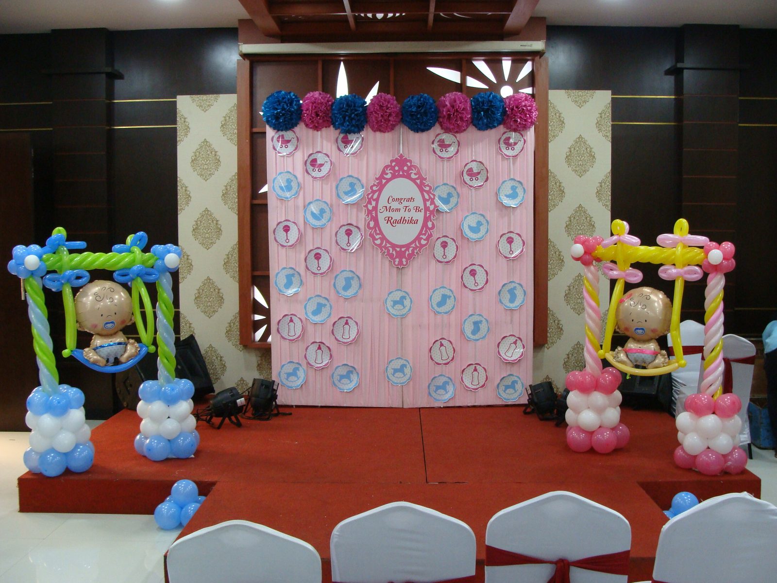 Baby Shower Decor - Radhika, Jalpan - April 2010
