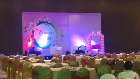 Baby Shower Decor - Le Meridian - Pink Naming Ceremony, Aara - December 2014 - photo 4