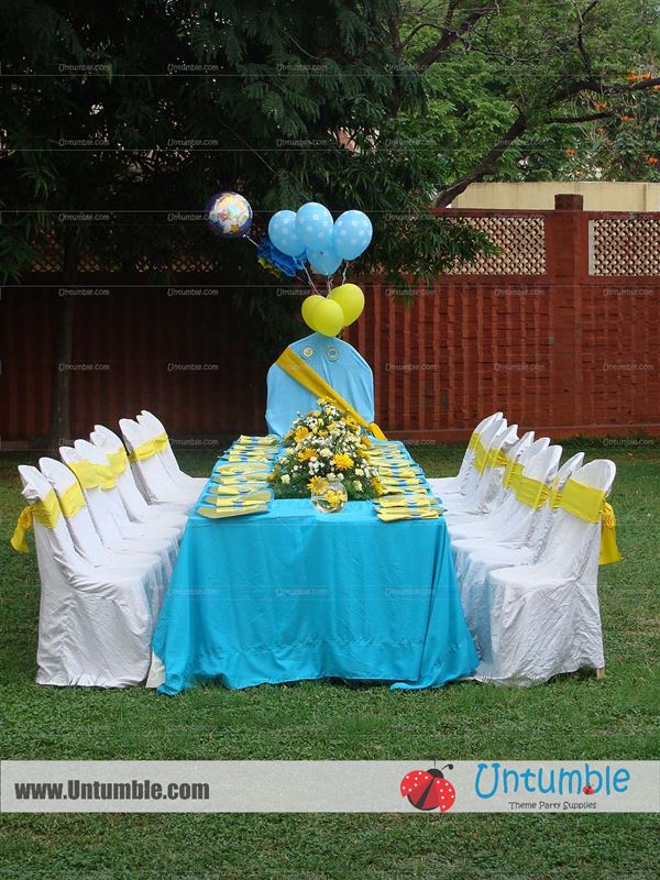 Baby Shower Yellow & blue