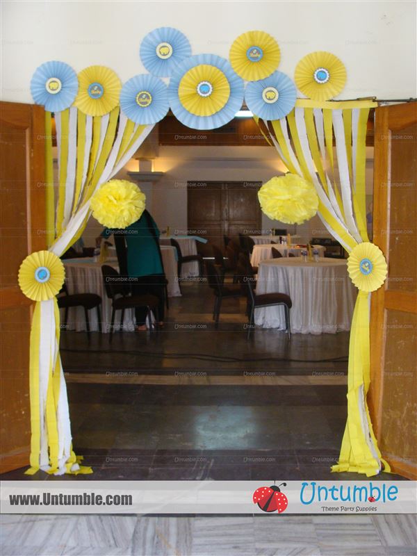 Baby Shower Yellow & Blue
