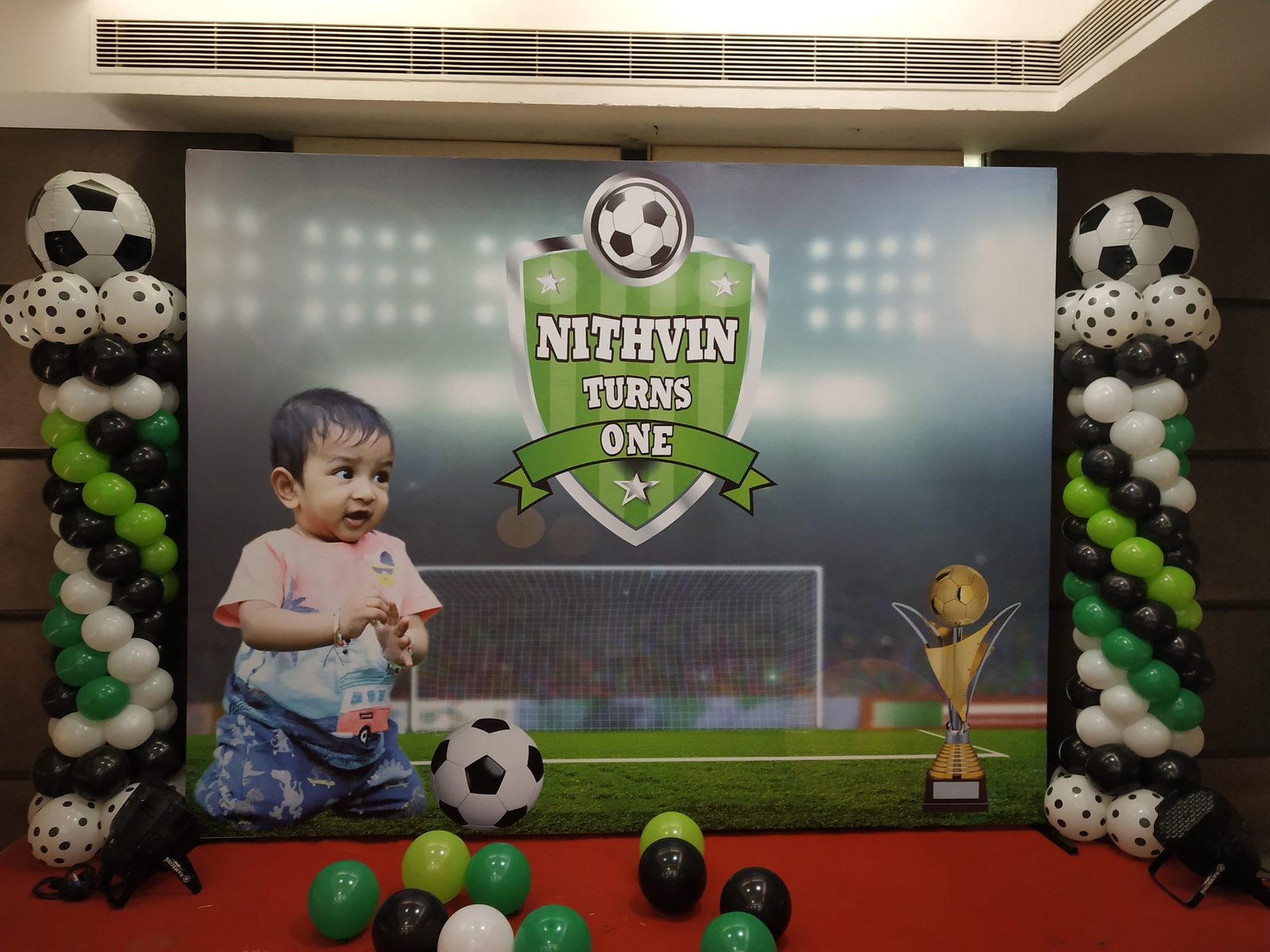 Football birthday - Vijay Park Inn - November 2019