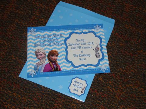 Frozen Birthday - Karur - September 2014 - photo 1