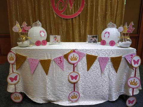 Princess Birthday - Taj Gold Backdrop - November 2019 - photo 6