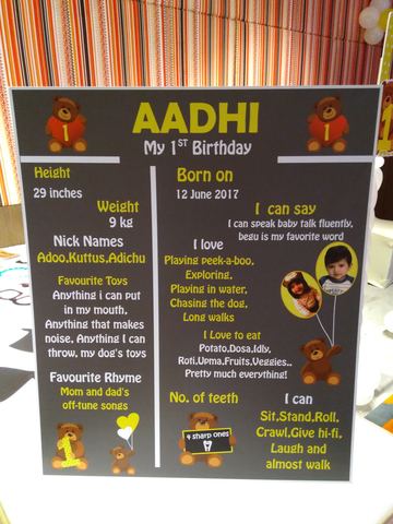 Teddy Theme Birthday - Yellow Teddy Zone - June 2018 - photo 6