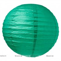 12 Inch Dark Green Paper Lantern