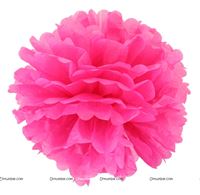 10inch Pink Tissue Pom Pom