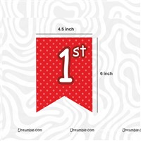 1st Birthday Banner Balloon Letter Box Kit (Pack of 44 pcs)