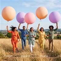 36 Inch Pink Pastel Balloon (1 pc )