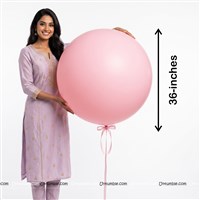 36 Inch Pink Pastel Balloon (1 pc )