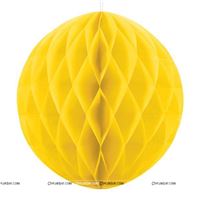 8inch Yellow Honey Comb Balls
