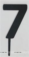 Seven Cake Topper (Black)