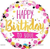 Happy Birthday Foil Balloons 