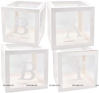  Baby Transparent Letter Boxes