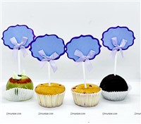 Blank Paper Cake Toppers- Pack of 5