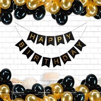 Black and Gold Banner Kit 