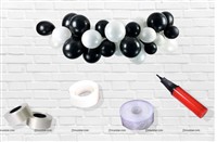 Black and White Balloon Cloud