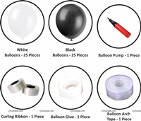 Black and White Balloon Cloud