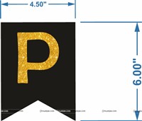 Black & Gold Birthday Decoration Pack (Set of 102 pcs)