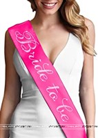 Bride To be Sash (Rose)