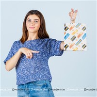 Brush Stroke printed Gift Bag (Pack of 4)