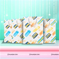 Brush Stroke printed Gift Bag (Pack of 4)
