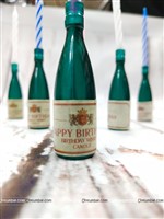 Champagne bottle Plastic holder candles