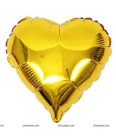 Gold Heart Foil Balloon