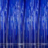 Blue Foil Curtains 6ft x 6ft
