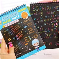 Good Luck Theme Scratch Paper Note Blue