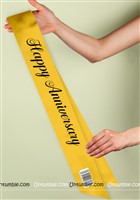 Happy anniversary sash