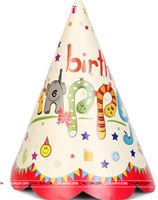 Happy birthday jungle hats(set of 10)