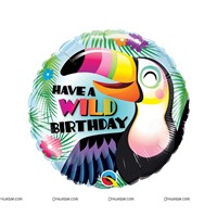 Have A Wild Birthday Foil Balloons