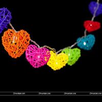 Fancy Heart Lights (10 feet )