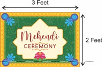 Mehendi Foil Backdrop Curtain Kit - Pink