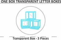 ONE Letter Box (Blue )