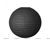 12INCH Black Paper Lantern