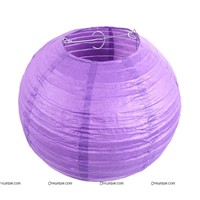 10inch Violet Paper lanterns 